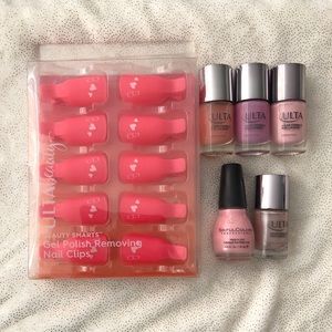 3/$15 🌺 Polish Remover Clips & Nail Polish